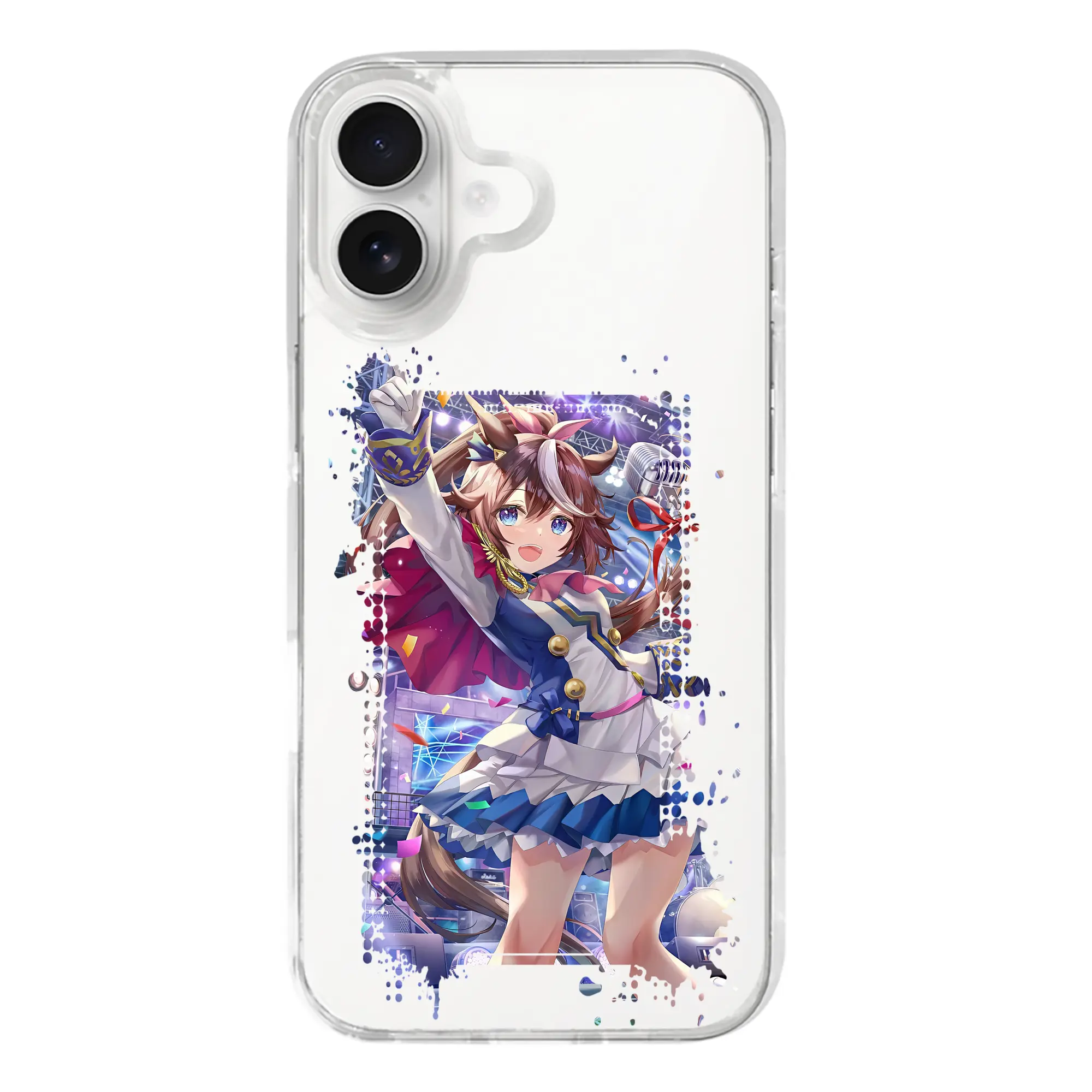 ウマ娘 プリティーダービー グッズ トウカイテイオー - iPhone 17シリーズ 透明スマホケース – 薄型・耐衝撃・精密フィット保護カバー